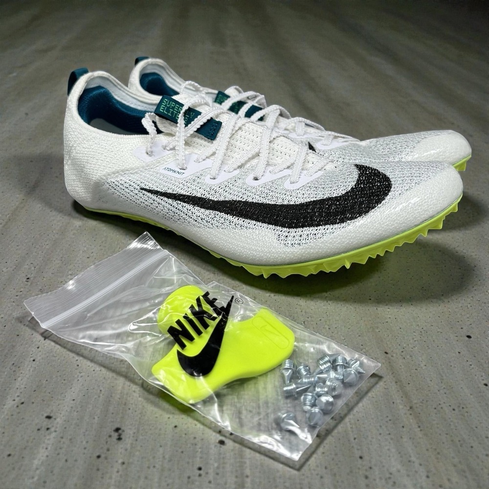 Nike Zoom Superfly Elite 2 Sprint Track Spikes Men's‎ 9.5 White FZ9662-100 New